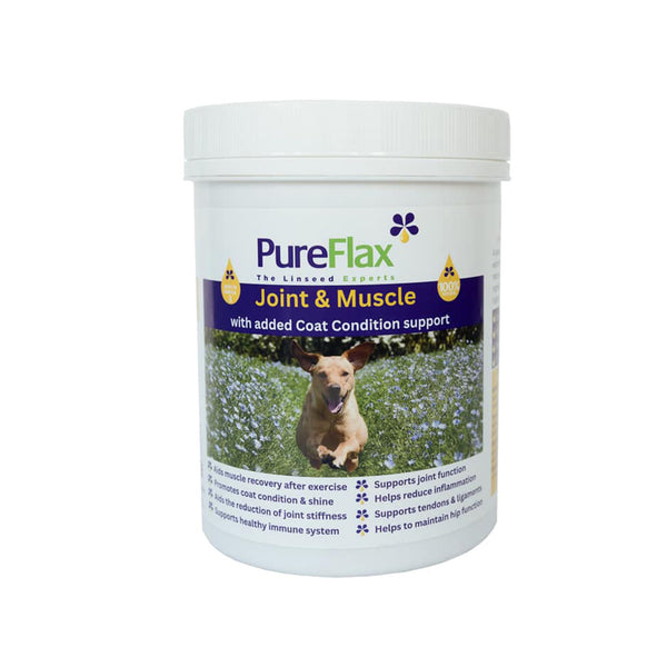 Pureflax Joint And Muscle With Added Coat Condition Support For Dogs