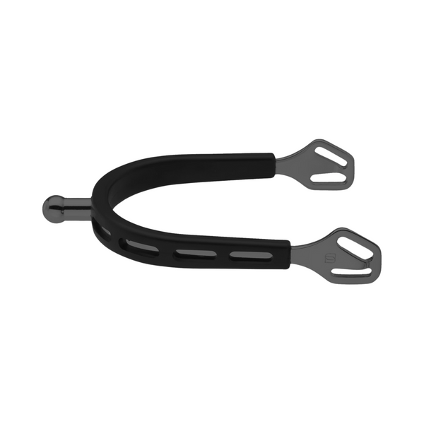 Sprenger Ultra Fit Extra Grip Spurs 20mm - Ball End Black