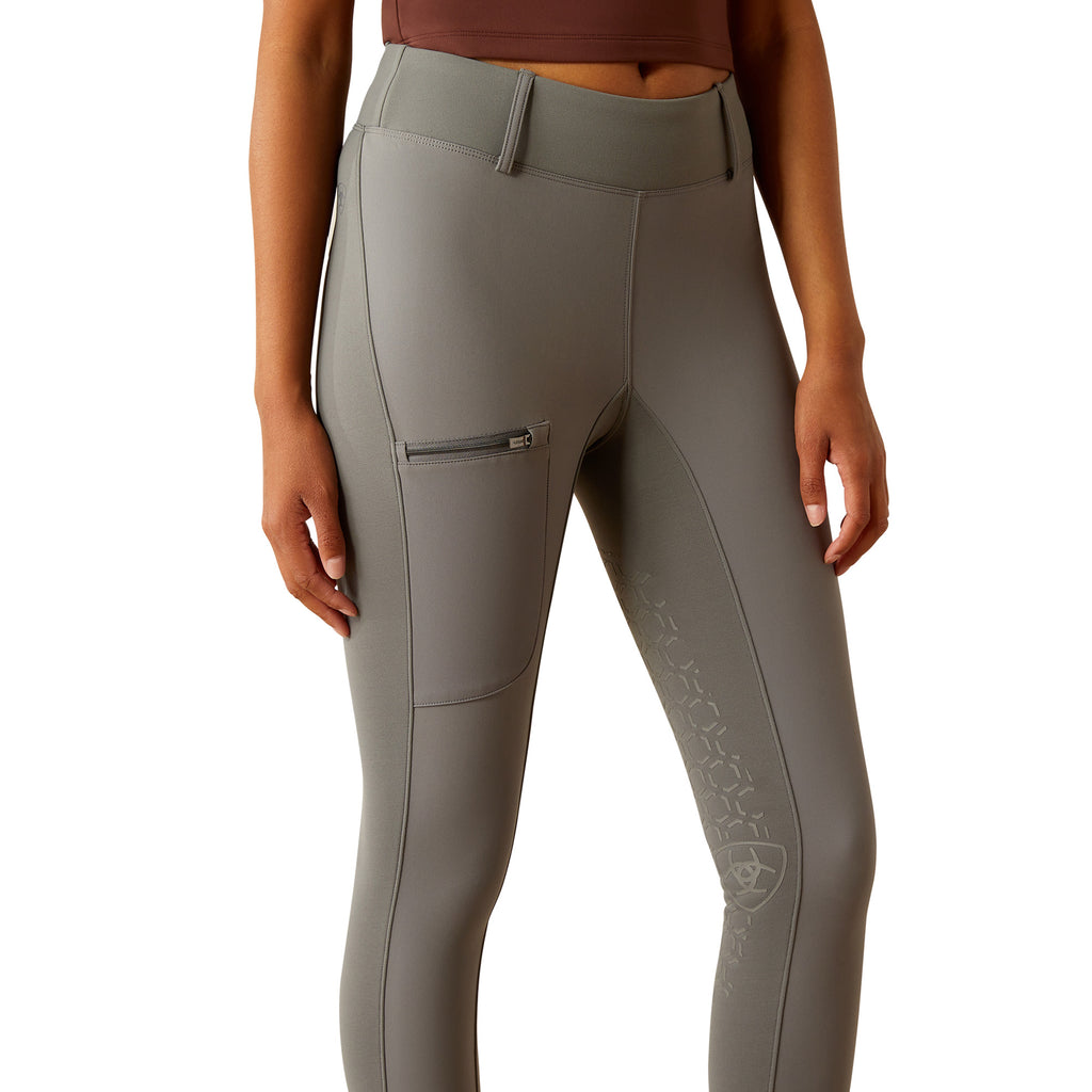 Ariat Ladies Boreas 2.0 Half Grip Tights - Quiet Shade