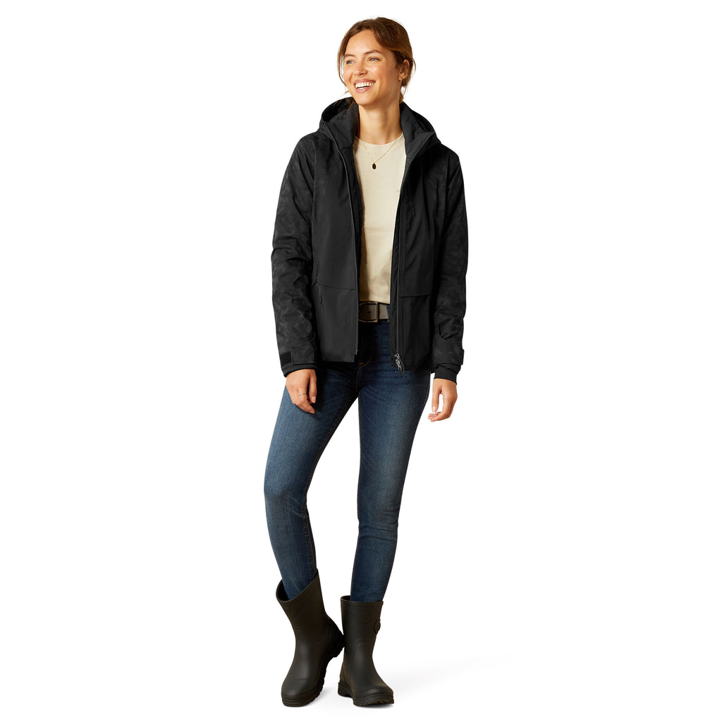 Ariat Ladies Valor 2.0 H20 Waterproof Jacket - Black