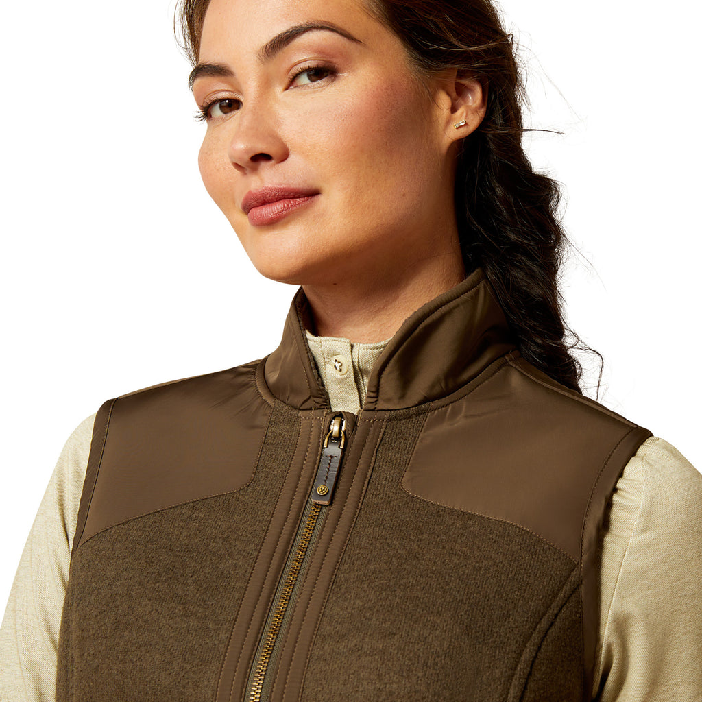 Ariat Ladies Millbrae Vest - Earth
