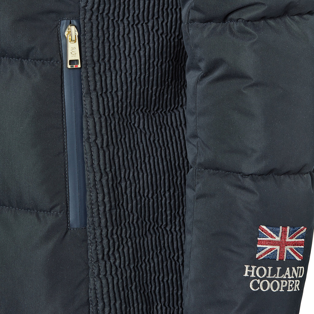 Holland Cooper Team Padded Coat - Ink Navy
