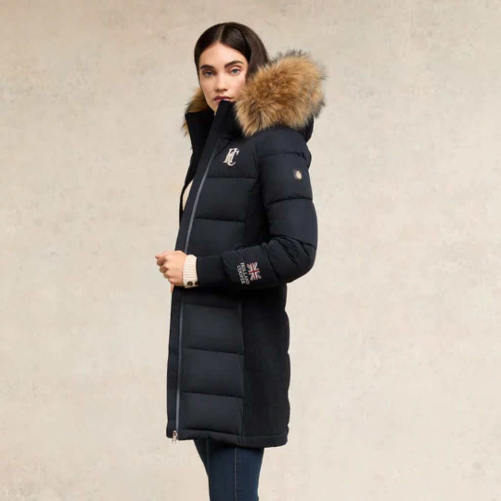 Holland Cooper Team Padded Coat - Ink Navy