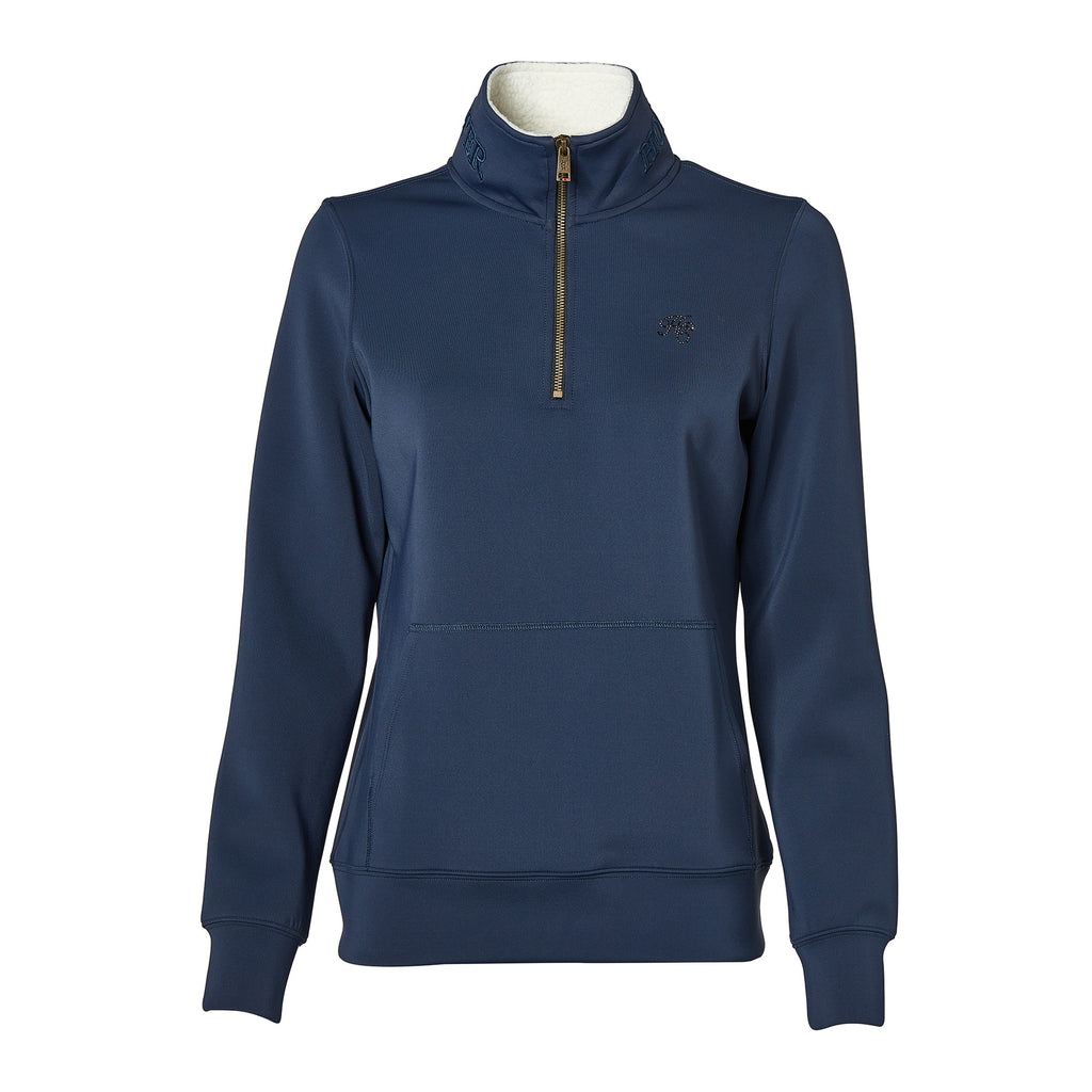 Holland Cooper Training Henley Sweater - Ink Navy