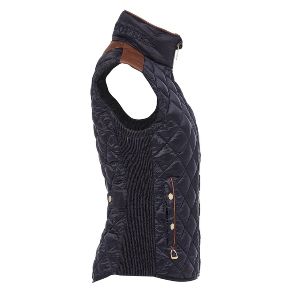 Holland Cooper Classic Diamond Quilt Gilet - Ink Navy
