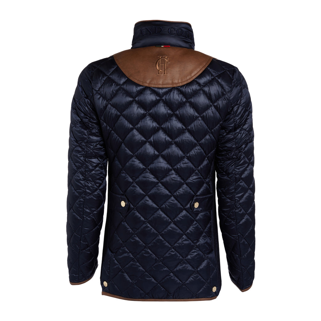 Holland Cooper Classic Diamond Quilt Jacket - Ink Navy