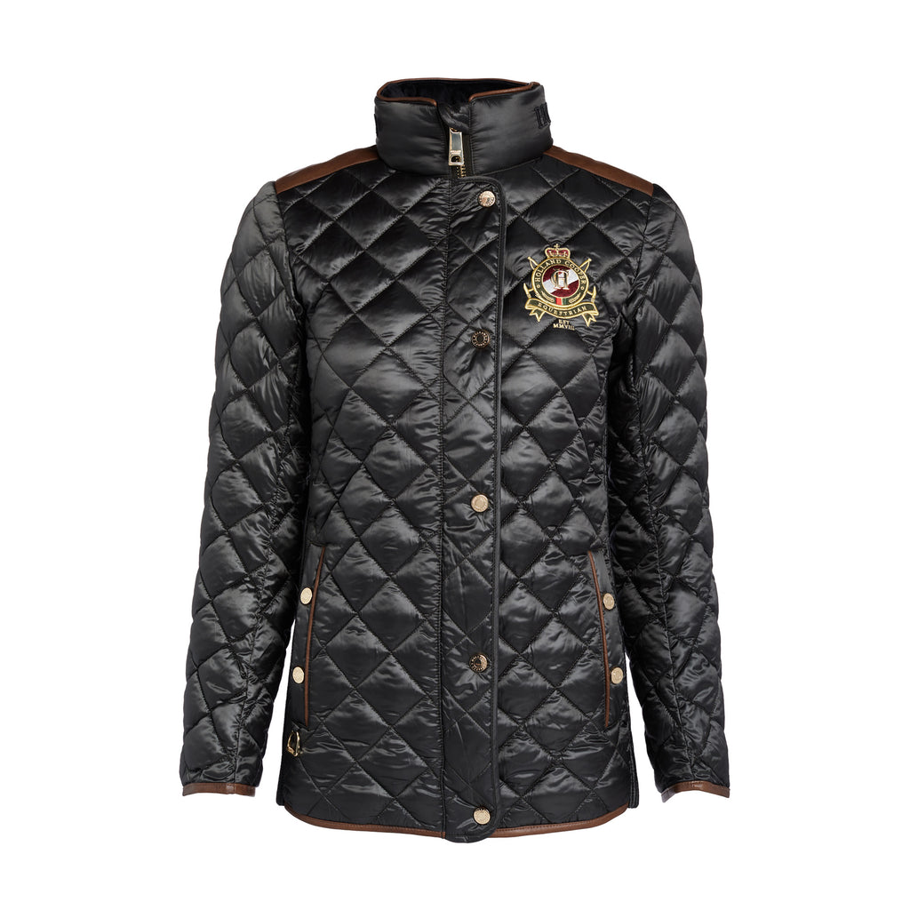 Holland Cooper Classic Diamond Quilt Jacket - Khaki