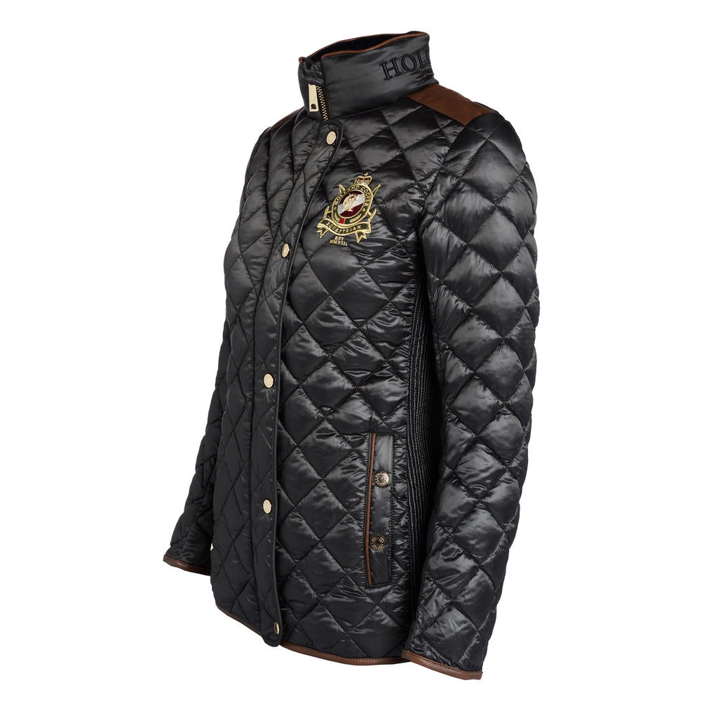 Holland Cooper Classic Diamond Quilt Jacket - Khaki