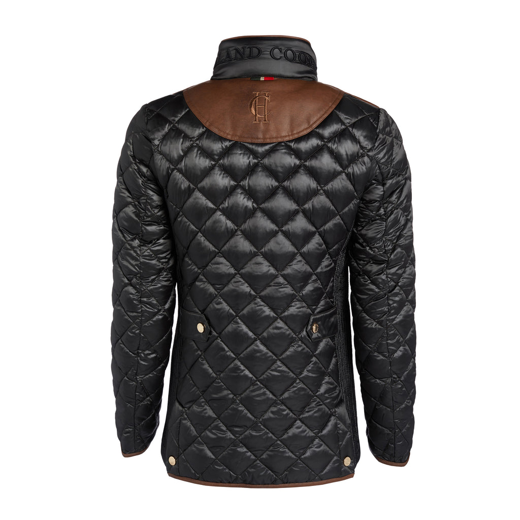Holland Cooper Classic Diamond Quilt Jacket - Khaki
