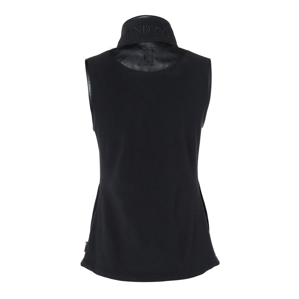 Holland Cooper Country Fleece Gilet - Black