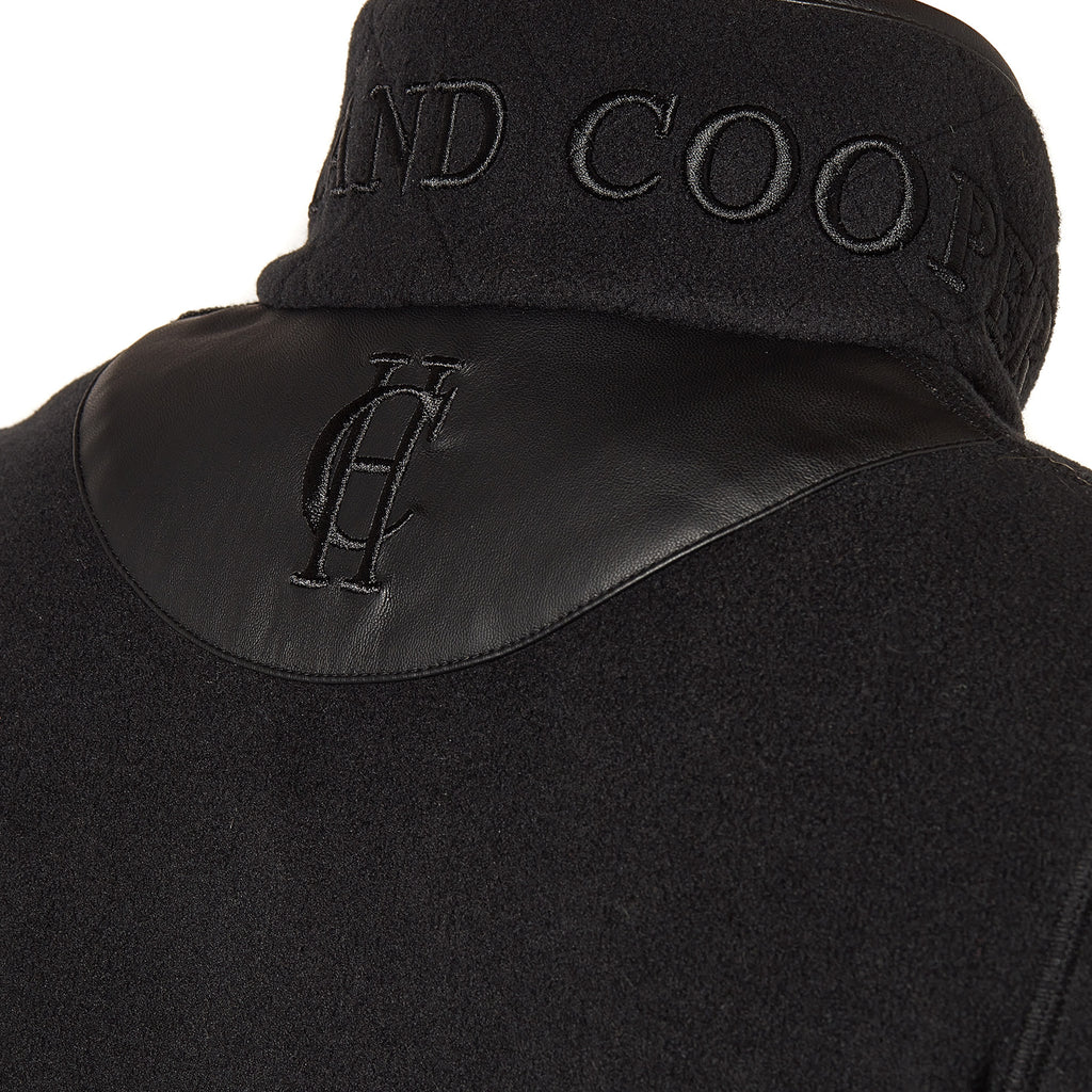 Holland Cooper Country Fleece Quarter Zip - Black