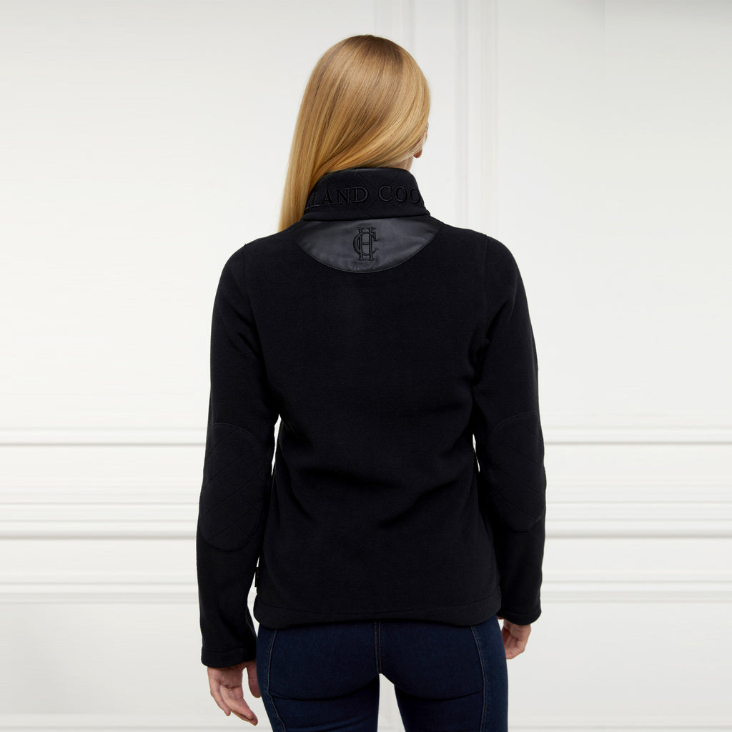 Holland Cooper Country Fleece Quarter Zip - Black