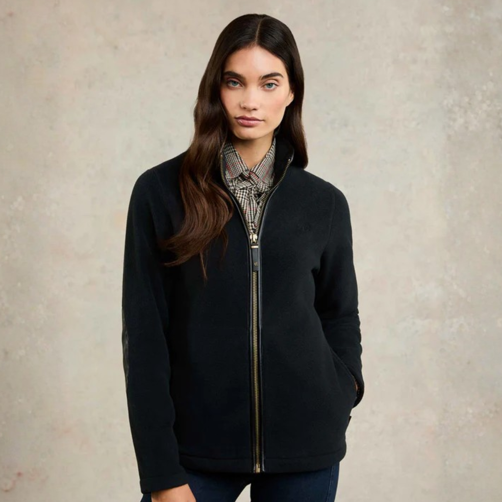 Holland Cooper Country Fleece Jacket - Black