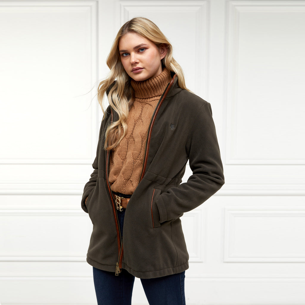 Holland Cooper Longline Fleece - Khaki