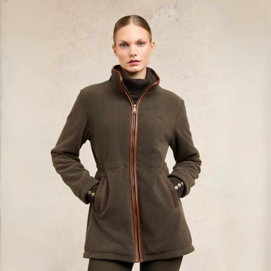 Holland Cooper Longline Fleece - Khaki