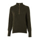 Holland Cooper Tori Quarter Zip Knit - Forest Green