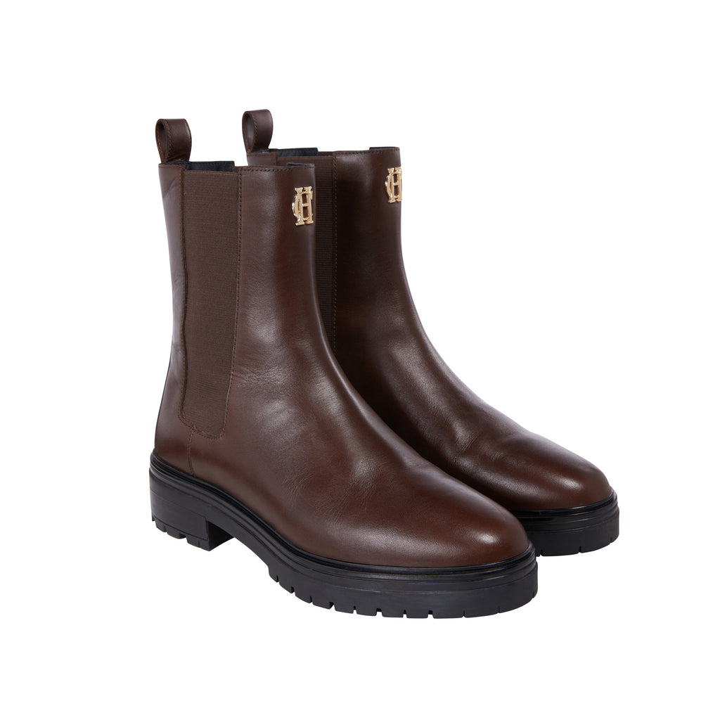 Holland Cooper Astoria Ankle Boot - Rich Chocolate