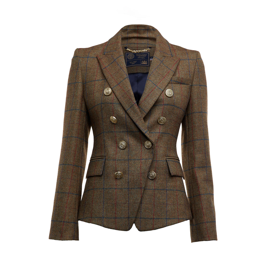Holland Cooper Knightsbridge Blazer - Glen Green