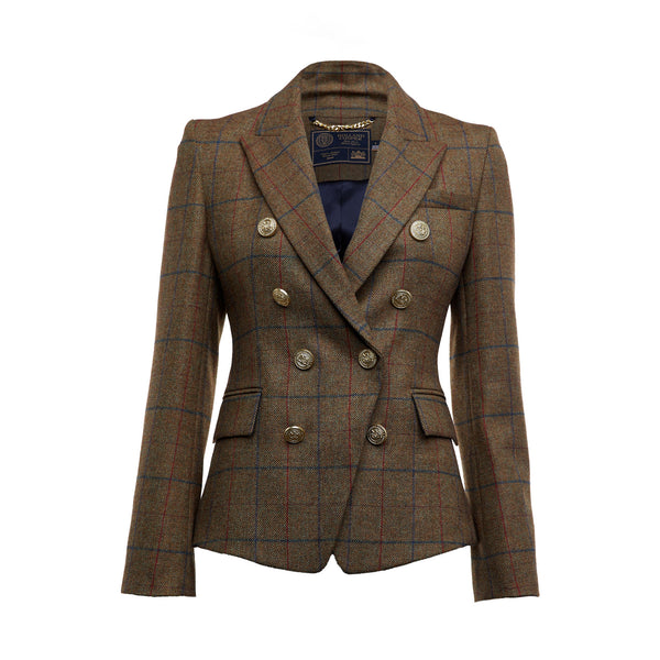 Holland Cooper Knightsbridge Blazer - Glen Green