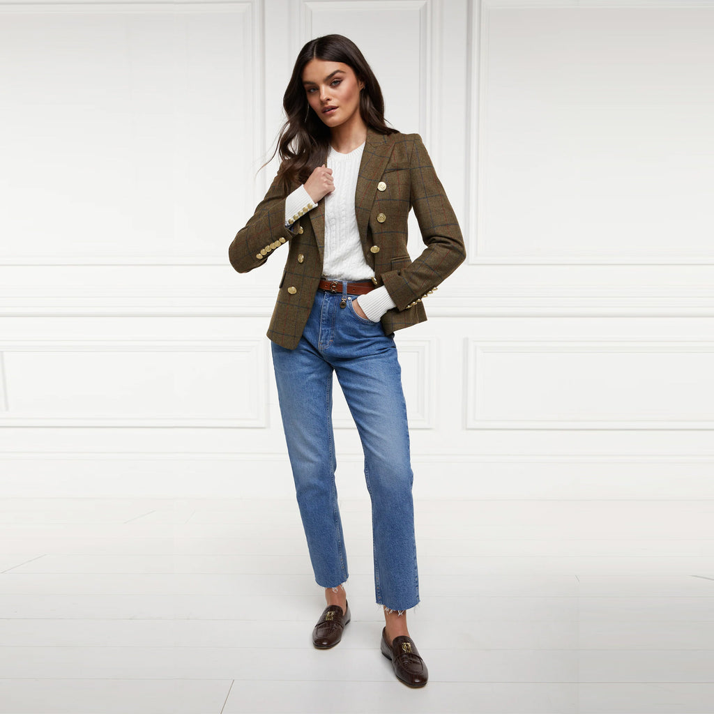 Holland Cooper Knightsbridge Blazer - Glen Green