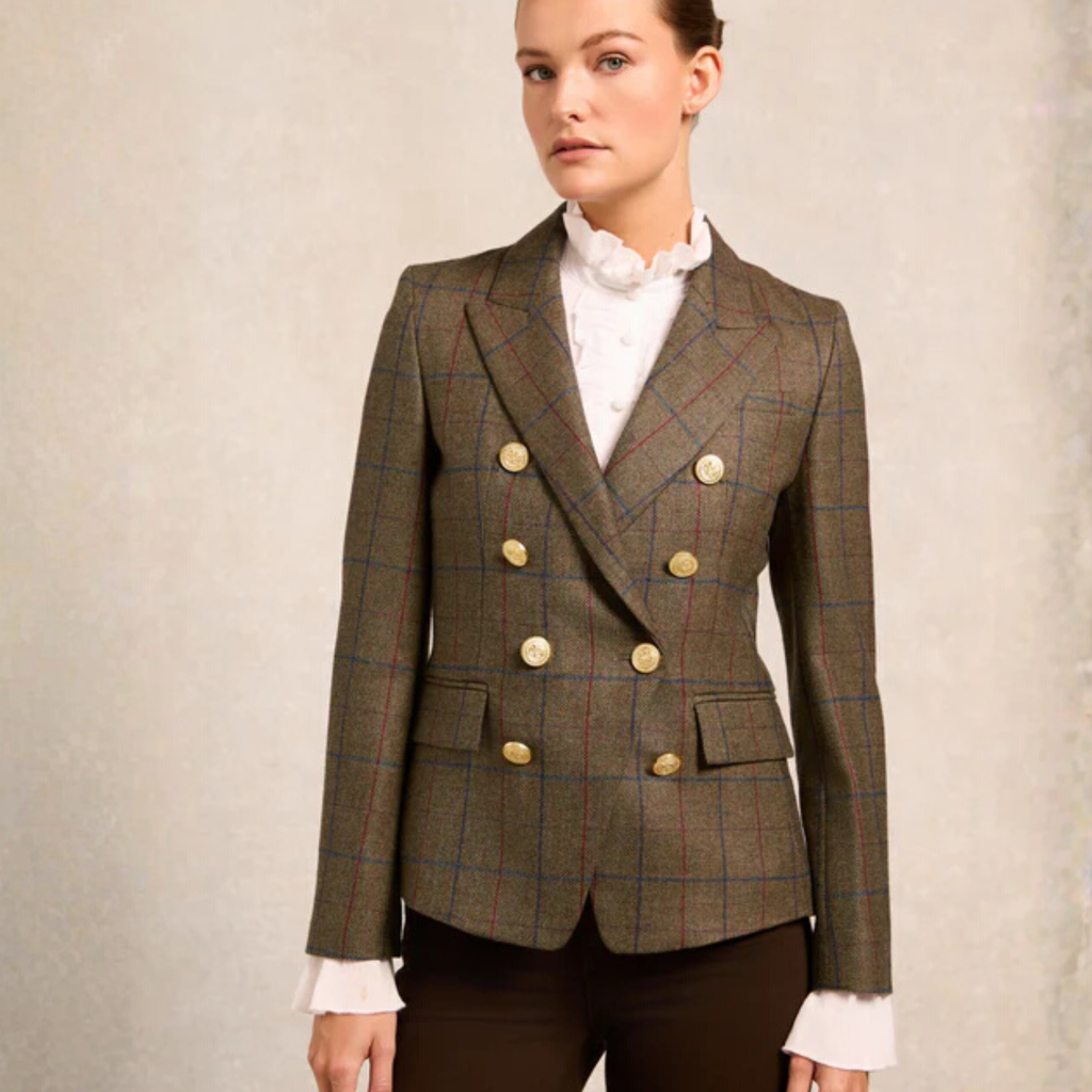 Holland Cooper Knightsbridge Blazer - Glen Green