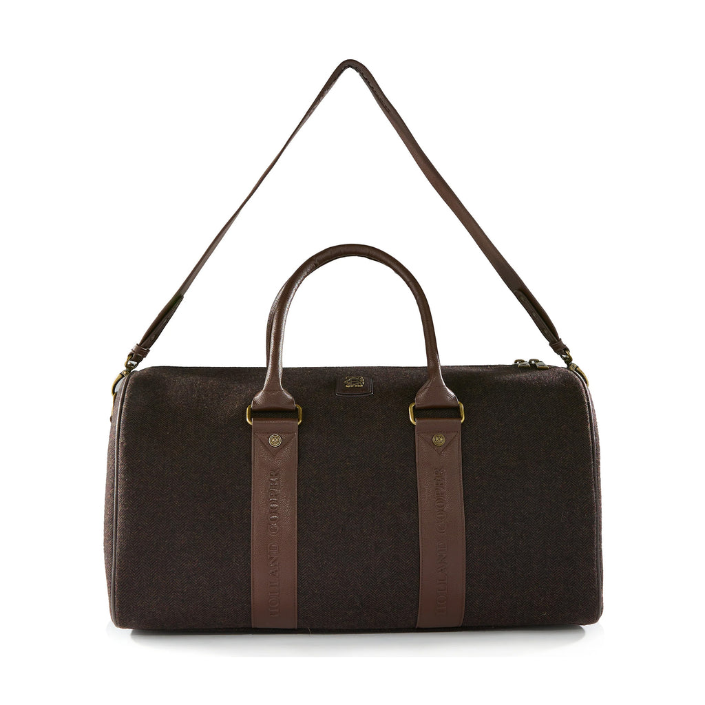 Holland Cooper Regency Holdall - Brown Herringbone