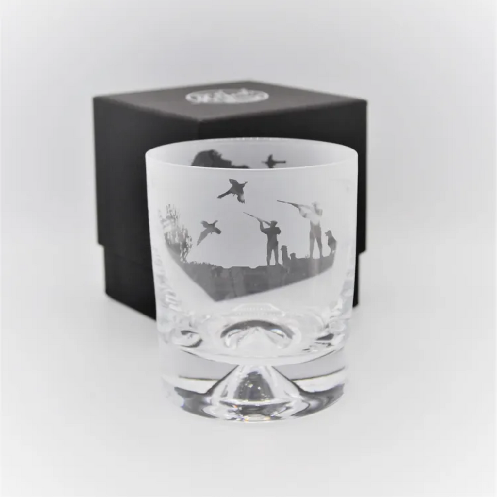 The Milford Collection Shooting Scene Whisky Tumbler
