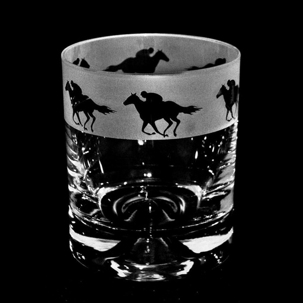 The Milford Collection Racehorse Whisky Tumbler