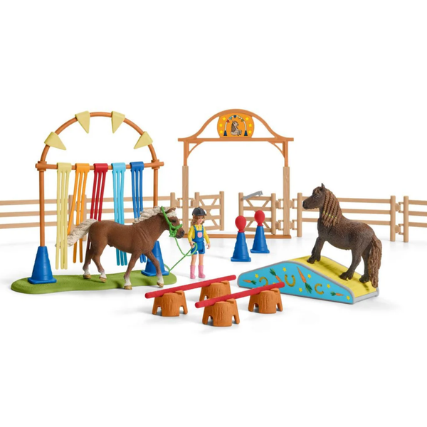 Schleich Pony Agility Training