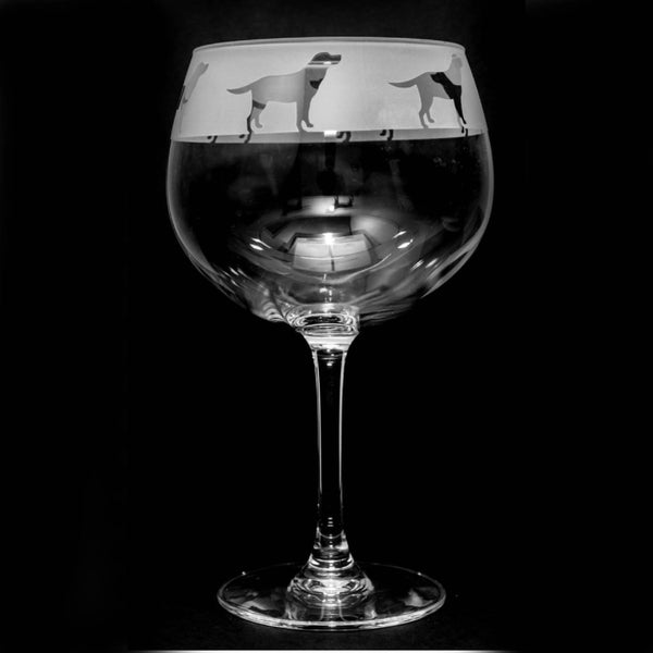 The Milford Collection Labrador Gin Balloon Glass