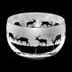 The Milford Collection Stag Small Crystal Bowl