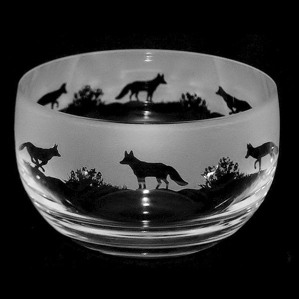 The Milford Collection Fox Small Crystal Bowl