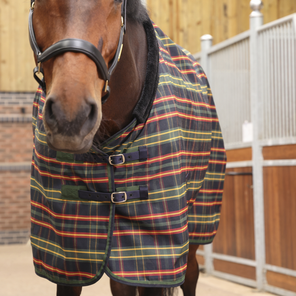 Tempest Plus Lite Stable Rug - Green Tartan