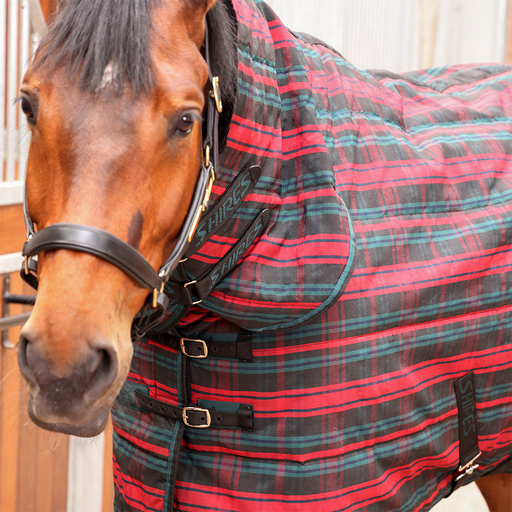 Tempest Plus 200  Combo Stable Rug - Red Tartan