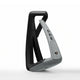 FreeJump Soft Up Lite Stirrups - Black/Iron Matte