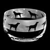 Labrador Small Crystal Bowl