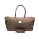Heather Brodie Harris Tweed Leather Travel Bag - Brown Mix