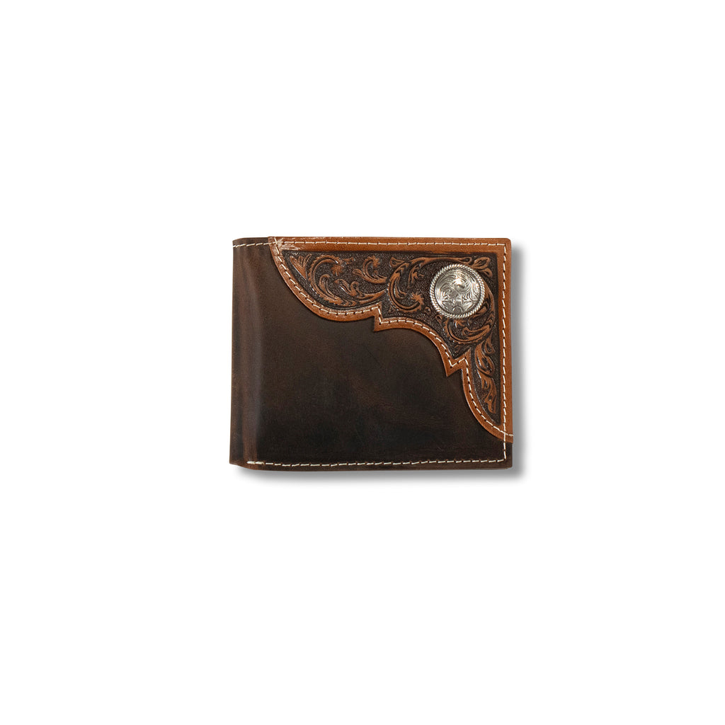 Ariat Mens Filigree Corner Bifold Wallet