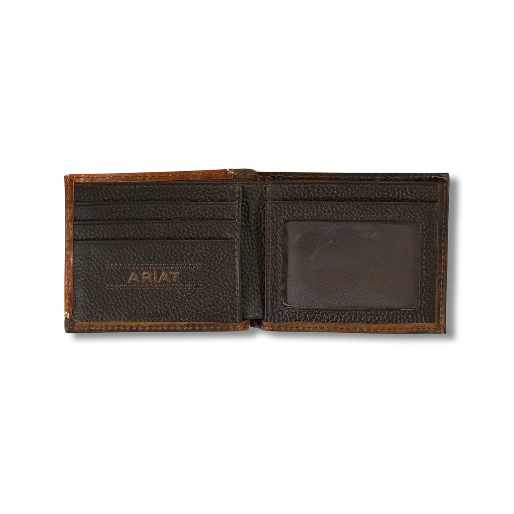 Ariat Mens Filigree Corner Bifold Wallet
