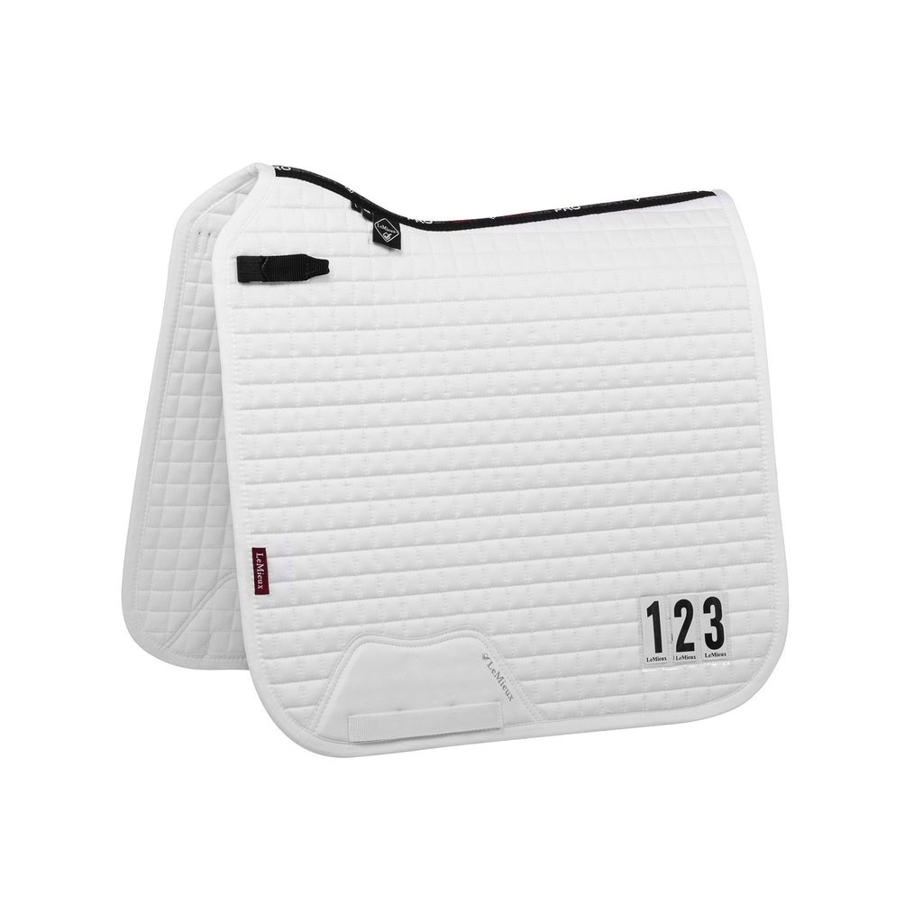 LeMieux Cotton Dressage Competition Square - White