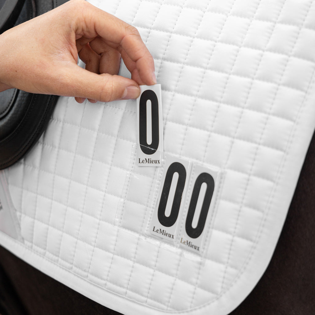 LeMieux Cotton Dressage Competition Square - White