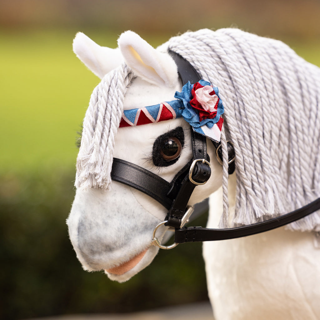 Lemieux Toy Pony Showing Bridle - Black