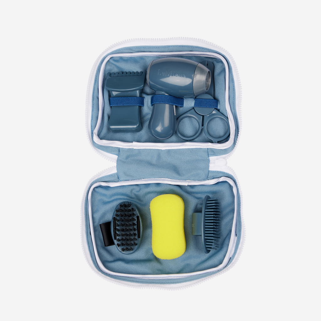LeMieux Toy Puppy Grooming Kit - Ice Blue