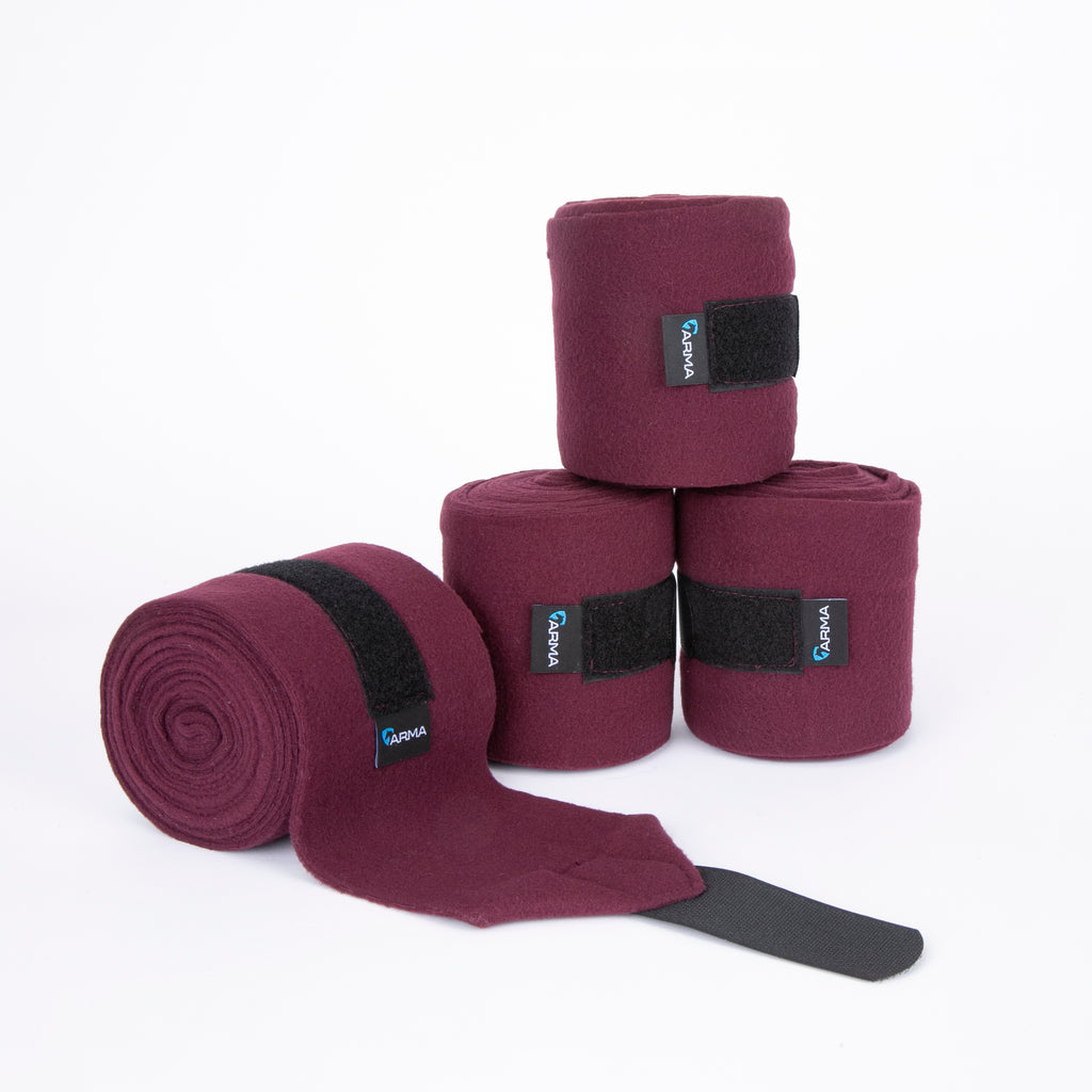 ARMA Fleece Bandages - Black Cherry