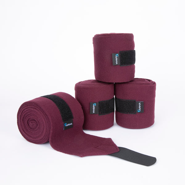 ARMA Fleece Bandages - Black Cherry