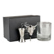 Selbrae House Glass Pourer and Jigger Set - Highland Cow