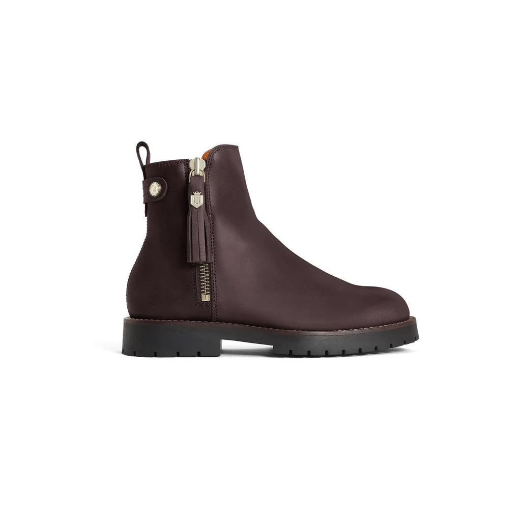 Fairfax and Favor Ladies Oakham Ankle Boot - Mahogany Leather