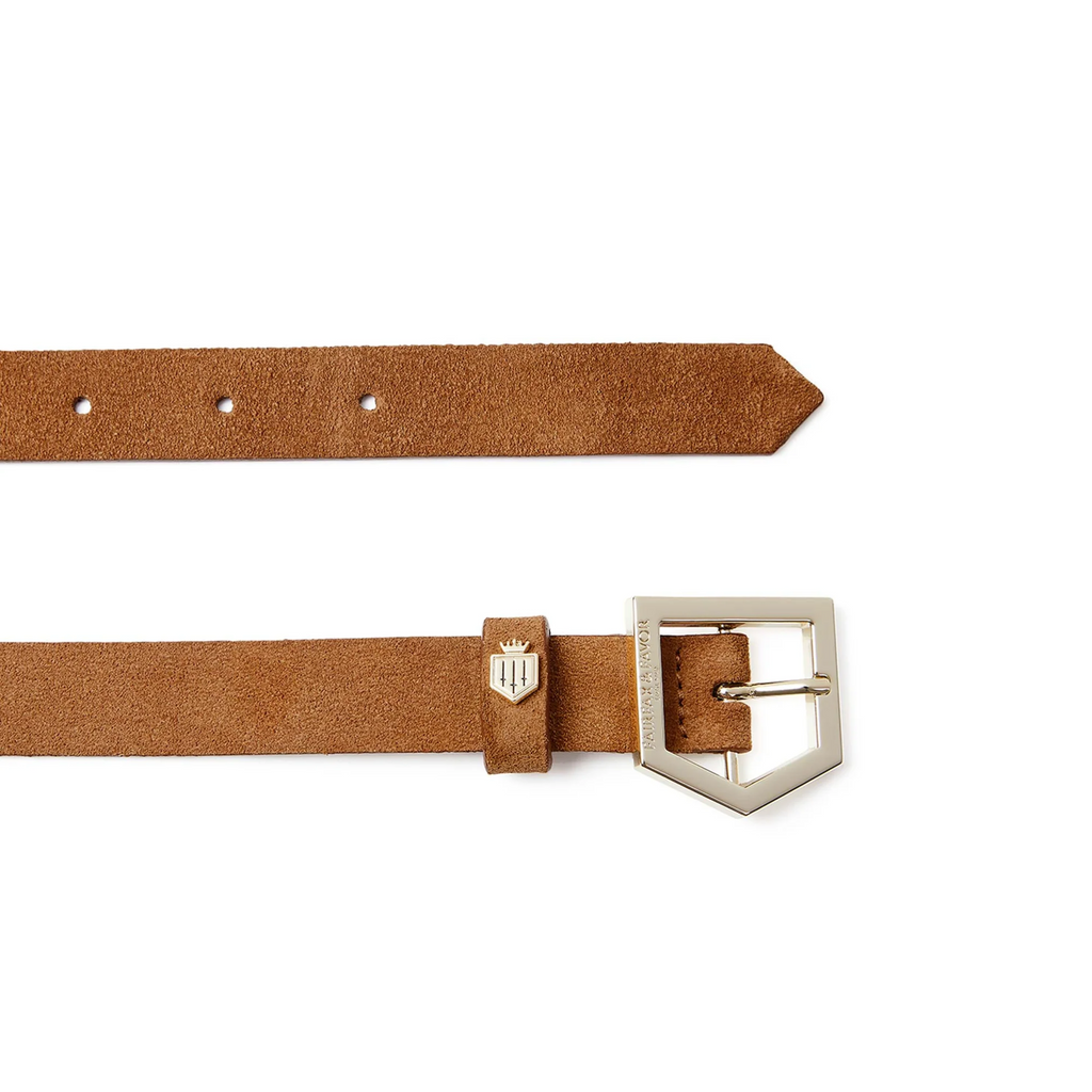 Fairfax and Favor Sennowe Belt - Tan Suede