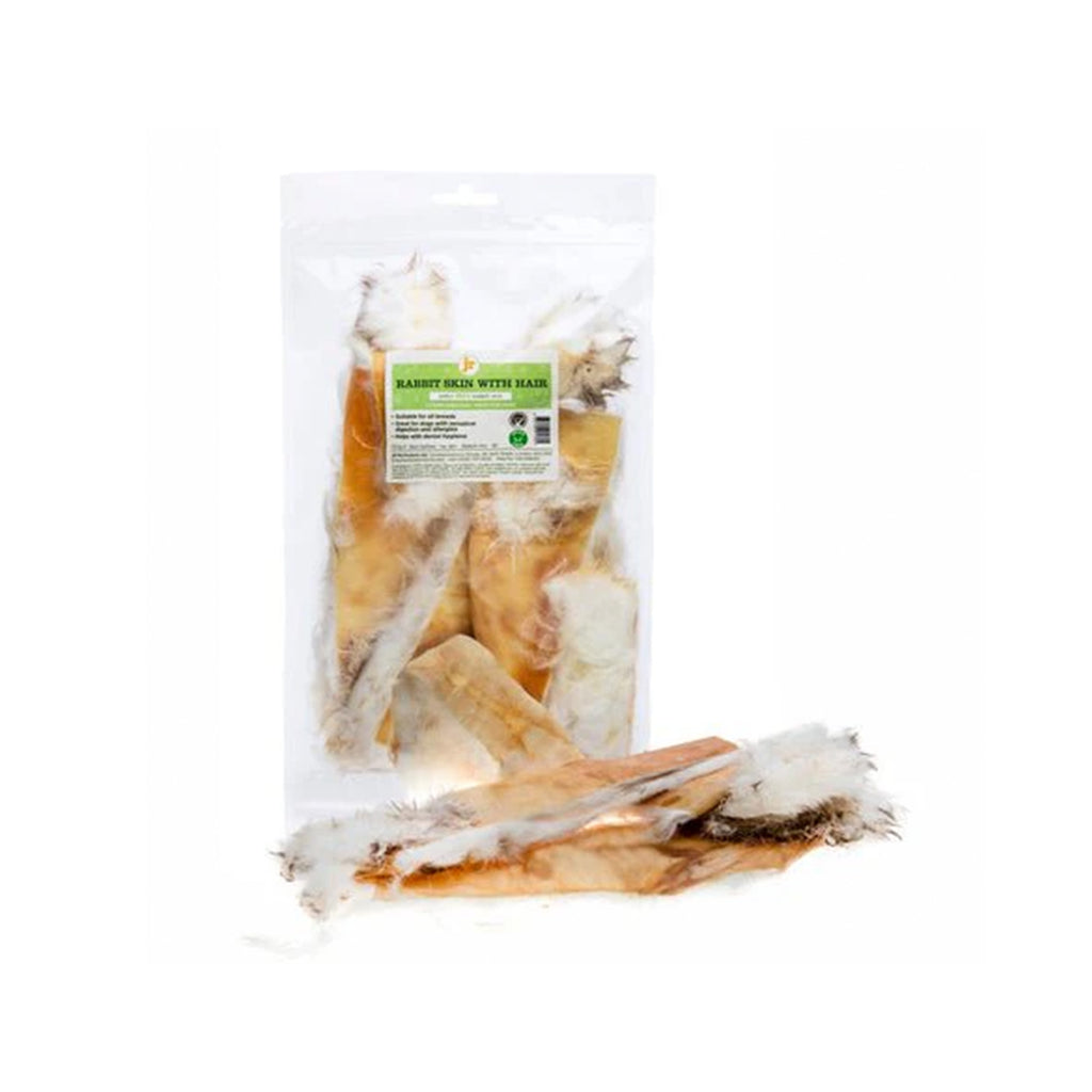 JR Pet Products Rabbit Skin with Fur - 100g