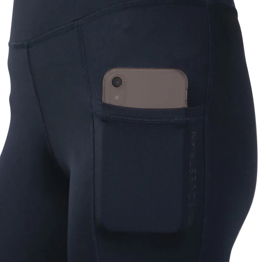 Hy Equestrian Children's Selah Competition Riding Tights - Navy